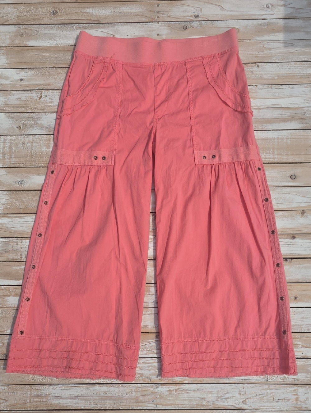 XCVI Wide Leg Crop Capri Pants Sz M
